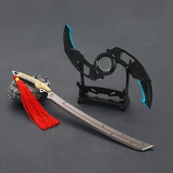 APEX Ash Legends Apanese Sword Keychain 22cm Apex Legends Heirloom Peripherals Sword with Dart Home Ornament Keychain Gifts