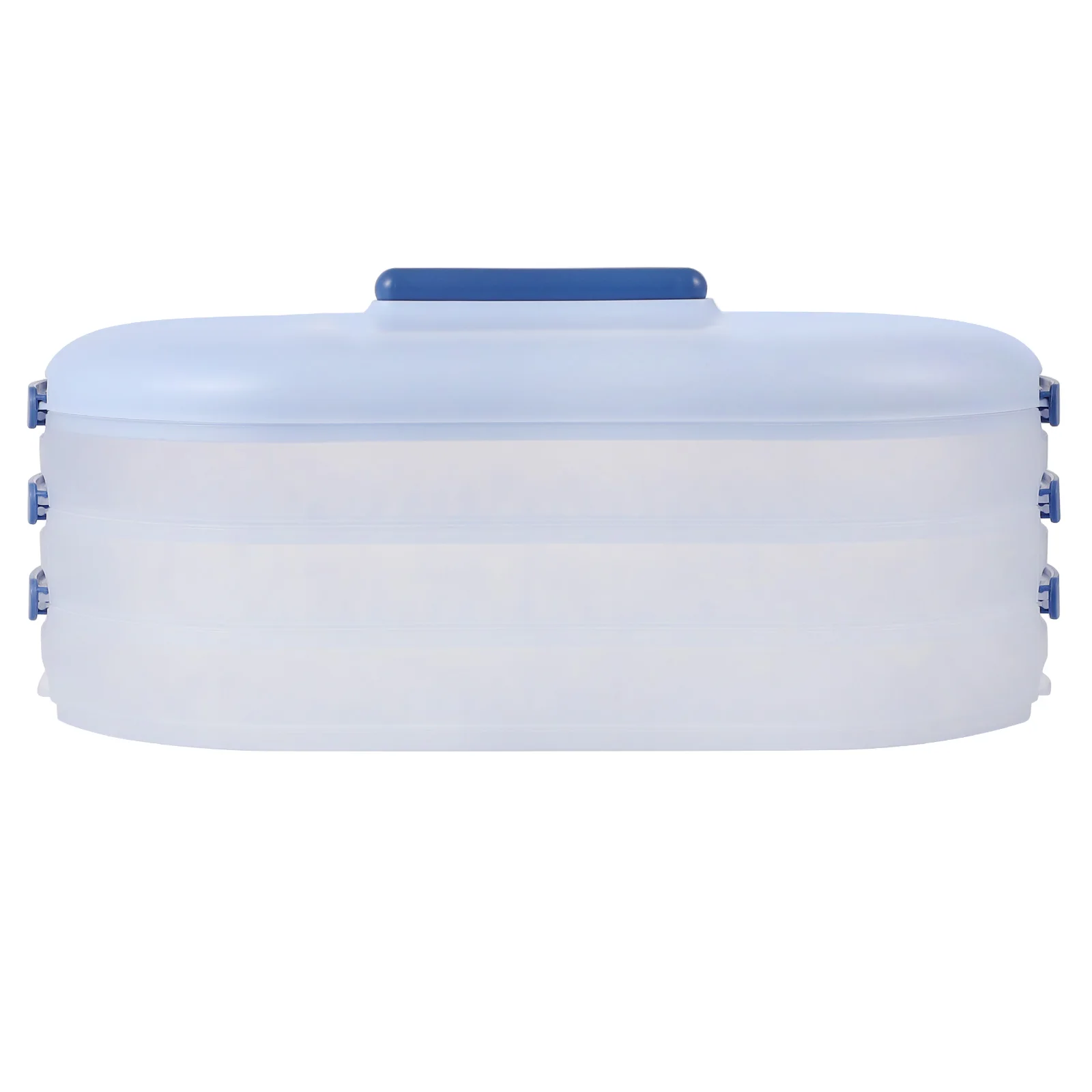 

Layered Fresh Keeping Boxes Stackable Food Containers Fridge Organizer Premium Material Heat Resistance Non Slip Edges Versatile