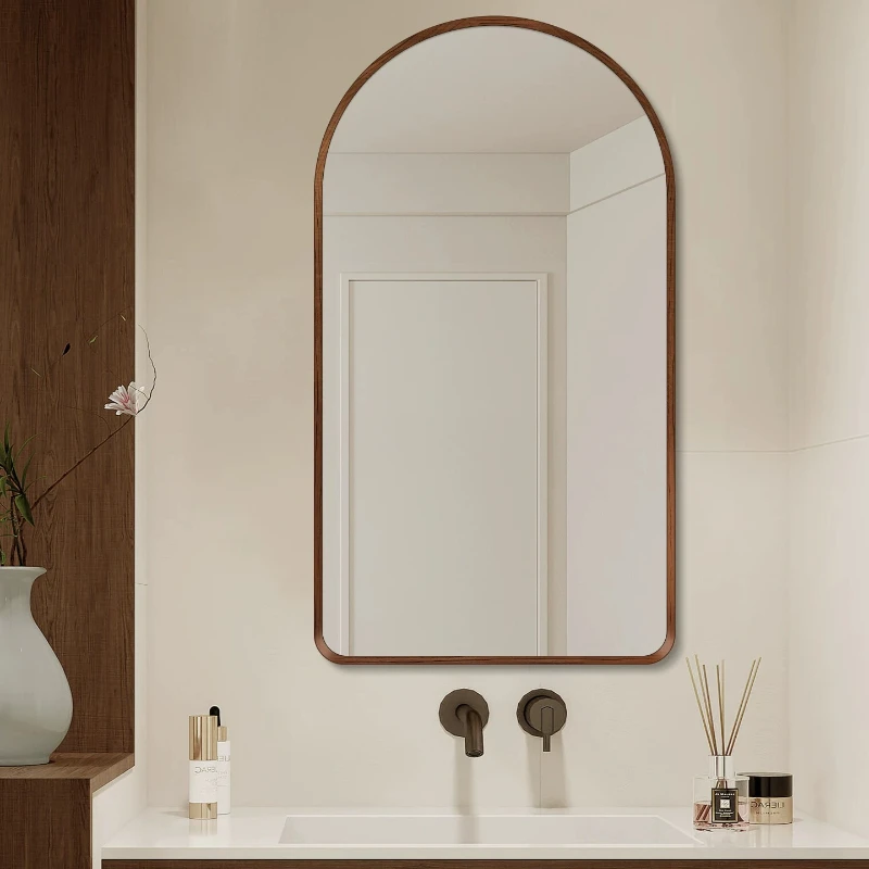 Korean Style Bathroom Mirror Modern Living Room Aesthetic Vanity Mirror Dressing Table Funky Espelhos Living Room Decorations