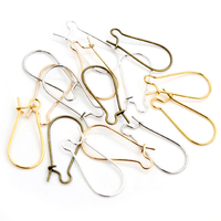 100pcs/Lot 11x24mm/16x38mm/9x18mm Silver Plated /Rhodium/Gold Color Earring hooks Earring Ear Wires Findings DIY Jewelry Making
