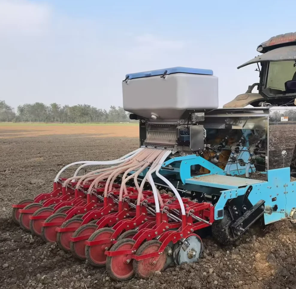LTWY Farm Use 8-20 Rows Pneumatic Air Seeder 120-500L Seed Box 200W Motor Satellite Guided Intelligent Precision Seeding