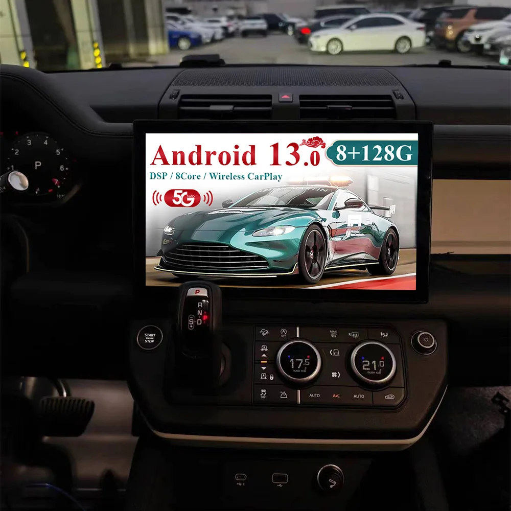 13.3 inch auto carplay Android 13  For Land Rover Defender 2020-2024 Car Radio Multimedia Player GPS Stereo WIFI touch Head Unit