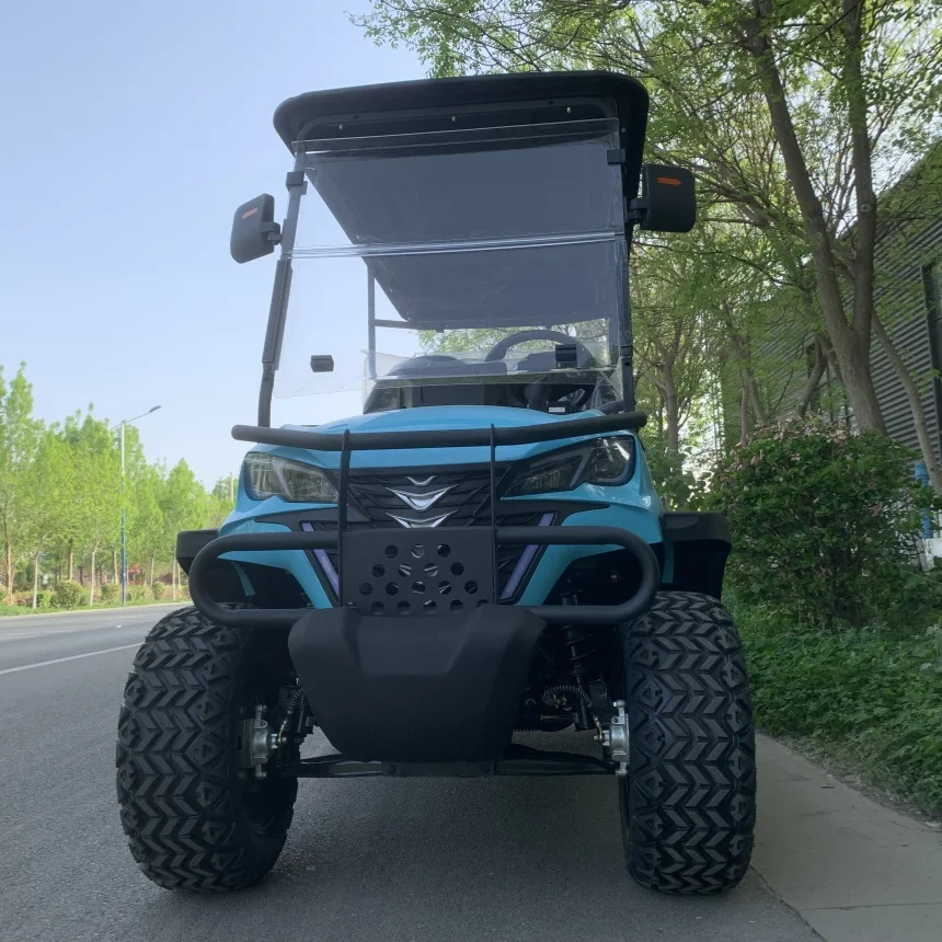 Luxury Electric Golf Cart 2/6/4 Seater Electric Golf Cart With Bluetooth Speaker Customized Color Small Recreational Golf Cart