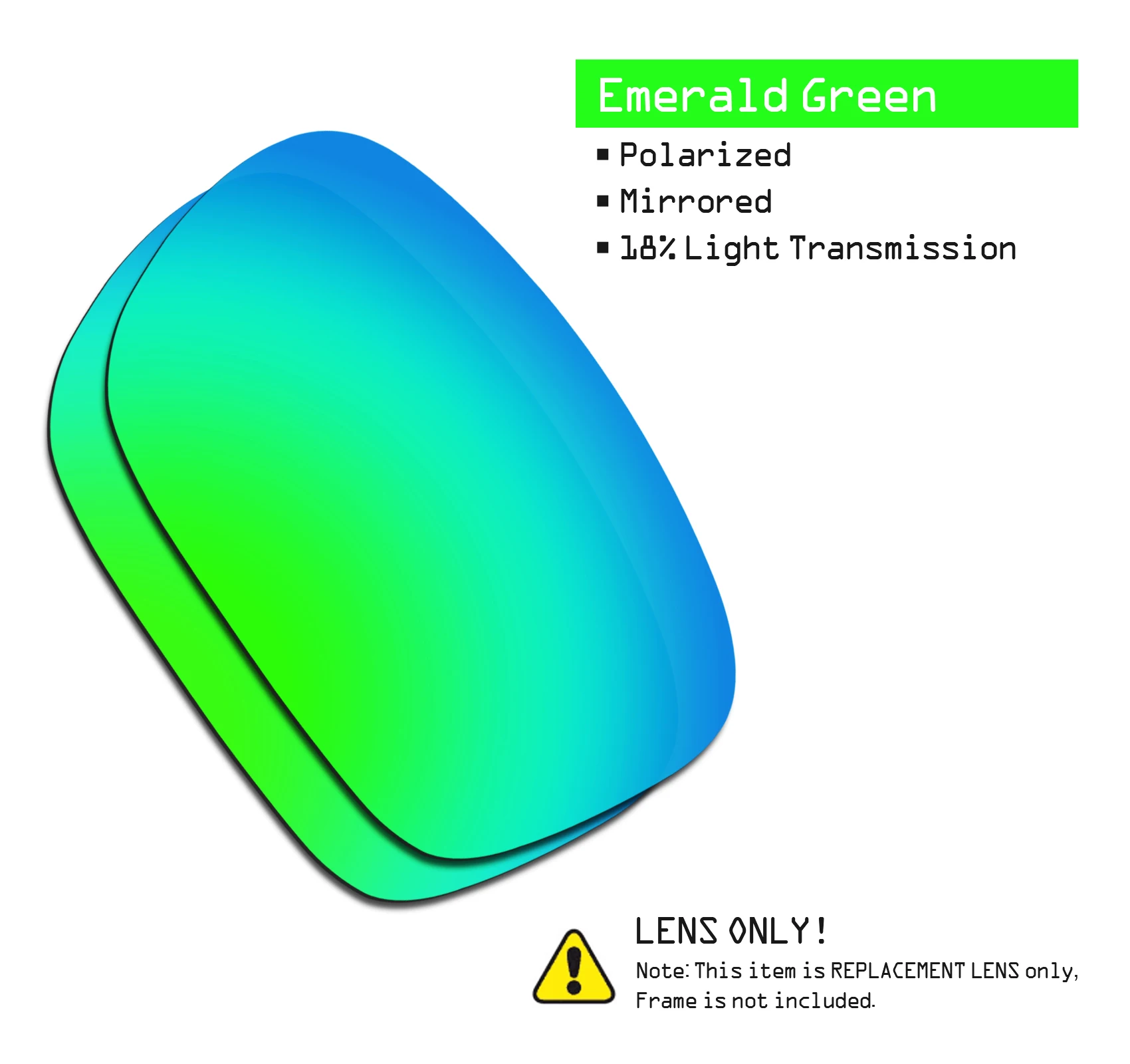 SmartVLT Replacement Lenses Polarized for Oakley Holbrook XXL OO9487 61mm Sunglasses - Multiple Options