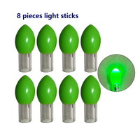 8PCS Electronic Light Glow Stick Luminous Glow Stick Ocean Fishing Light Stick Bright Light Stick Fishing Accessories NO Battery