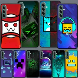 Geometry Dash Phone Case For Samsung A55 A35 A25 A15 A54 A34 A24 A14 A70 A71 A50 A51 A17 A05S Galaxy A40 A41A30 A31 A20S A21S A2