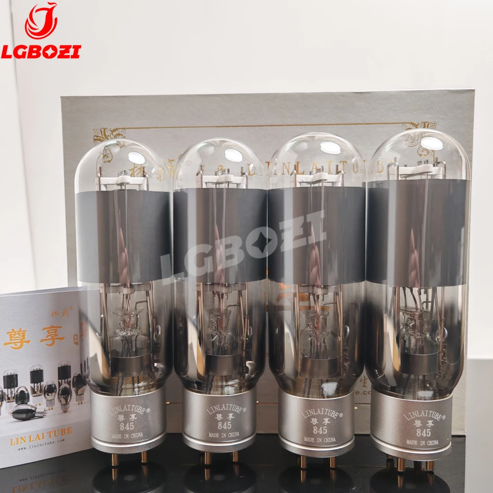 Linlai ZX-845 Vacuum Tube - HiFi Audio Upgrade for 845T/WE845/E845/A845, Matched Quad Set Tube Amplifier