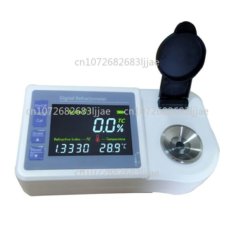 JK-TB95 مقياس السكر الرقمي عالي الدقة لسطح المكتب، شاشة ملونة، جهاز اختبار سكر الفاكهة