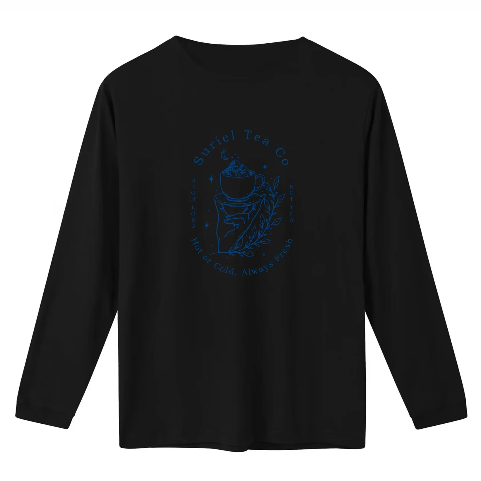 The Suriel Tea Co Funny Meme Suriel’s Tea Company ACOTAR Book Lover Suriel Spill The Tea WH2 T-Shirt Summer Casual Cotton Tee