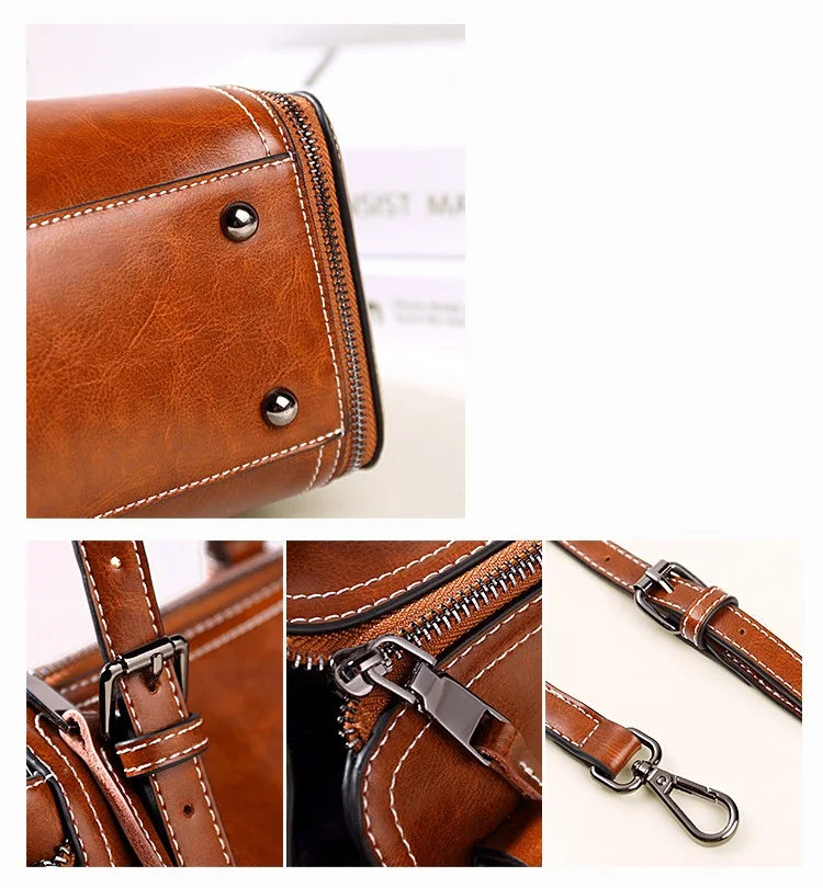 Stylish Korean Leather Women's Bucket Bags Trendy Shoulder & Sling Bags for Ladies