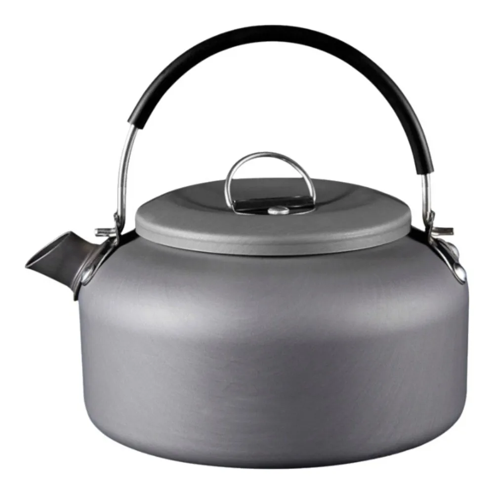 

Durable 0.8/1.4L Camping Teapot Quick Heating Removal Handle Outdoor Water Kettle Food Grade Aluminum Portable Cookware Picnic