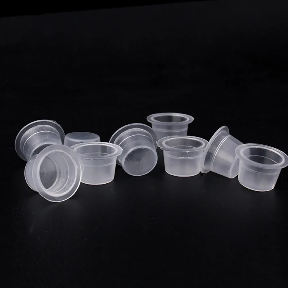 500Pcs Pigment Cups Container Makeup Kit Sterile Disposable Artists Eyebrow Eyelash Extension Kits Supplies