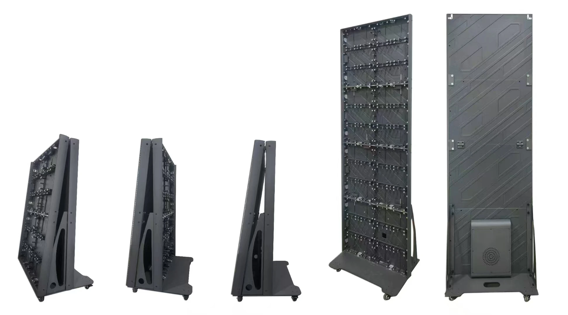 آلة للمطاعم ومراكز التسوق مصدر المصنع مباشرة HD داخلي رقيق قابل للطي شاشة LED للإعلان