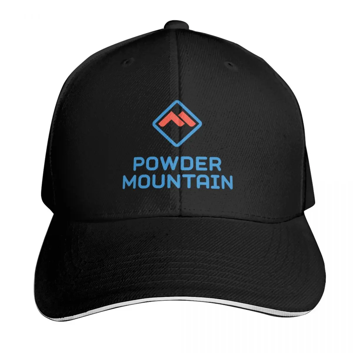 Powder mountain Baseball Cap Casual Daily Wear Quick Dry Performance Cotton Twill Breathable