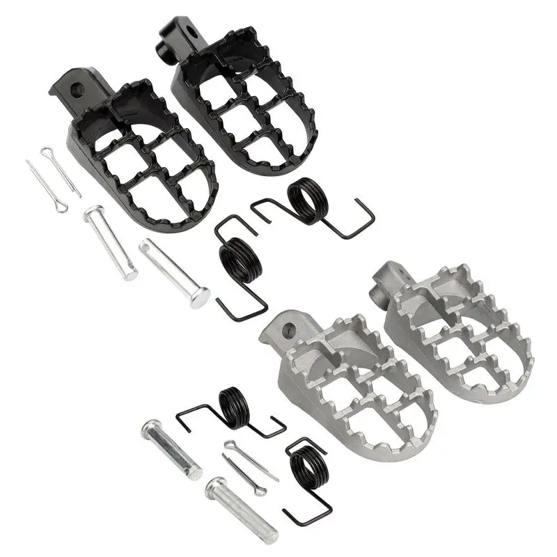 2x Motorcycle Dirt Bike Backfoot Foot Pegs Pedal for Dirtbike 50 70 90 110 125cc