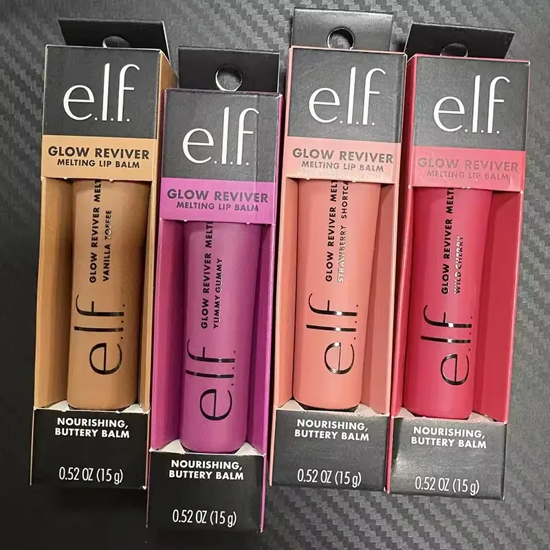 Brillo de labios Elf, bálsamo labial de 6 colores opcional, ligero, hidratante, reparación, mejora la sequedad, labios regordetes, maquillaje, regalo de Navidad para mujer