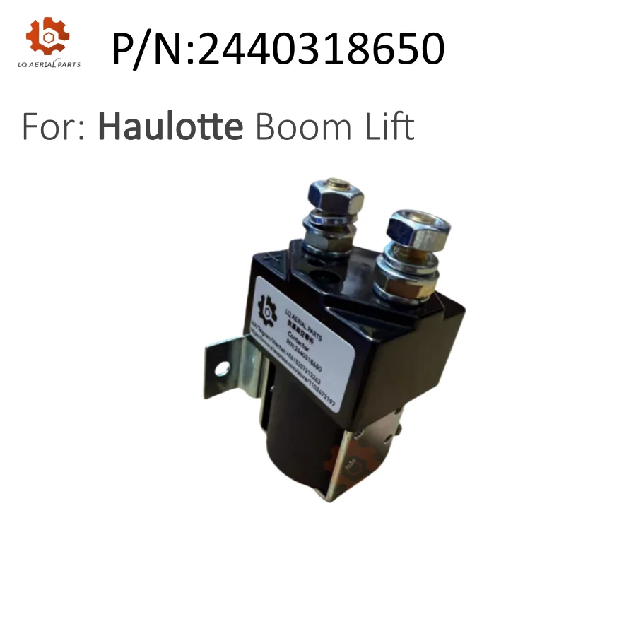 

Контактор 12В 2440318650 для подъемников Haulotte H43TPX, H28TJ, HB86TJ, H25TPX, H16TPX