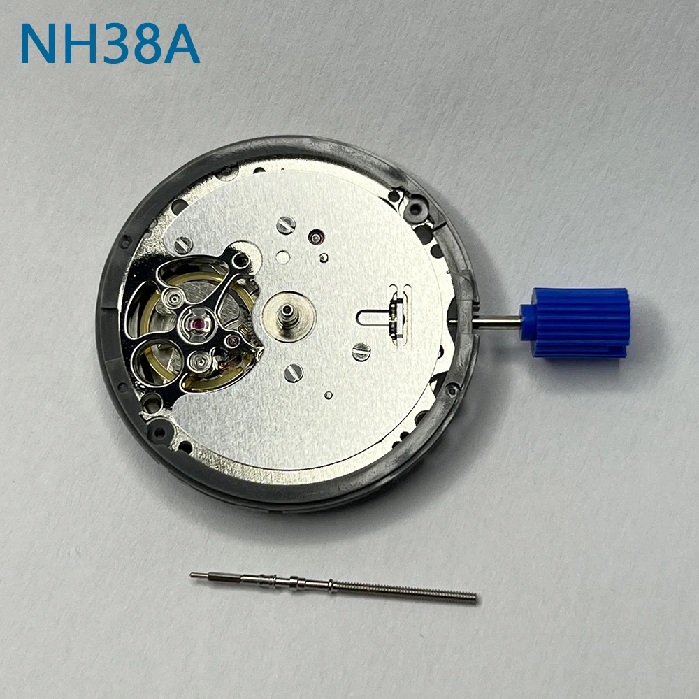 اليابان حقيقية NH38 NH38A فتح القلب الحركة التلقائية تعديل حقيقي NH38 4R38 آلية ميكانيكية 24 جواهر عالية أكورا