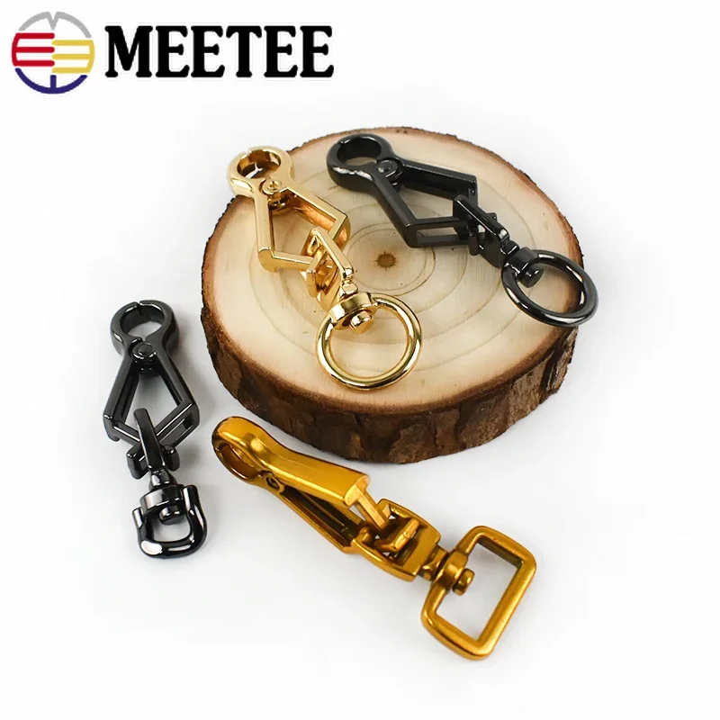 Meetee 5/10pcs Bag Hanger Buckle Lobster Clasps DIY Key Chain Bags Shoulder Strap Collar Snap Hooks Hardware Accessories