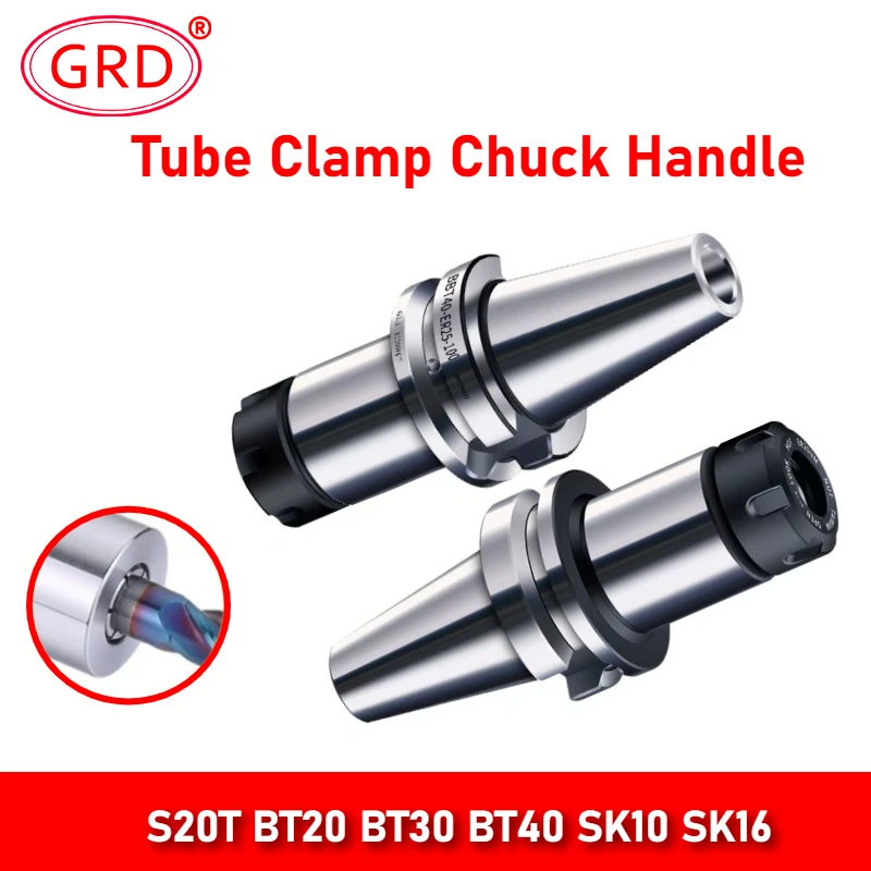 BT SK Collet Chuck High Speed Tool Holder BT20 BT30 BT40 S20T SK10 SK16 for Mechanical Lathe Milling CNC
