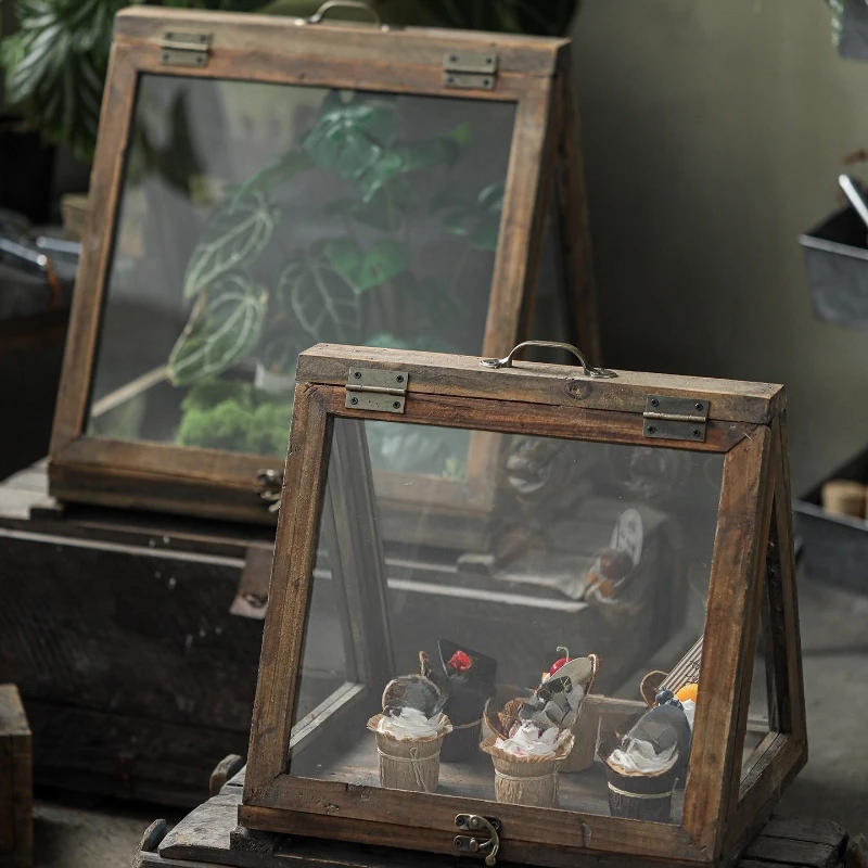 

Stuffy box, insulation box, green plant wintering glass cover, greenhouse, garden, courtyard, retro balcony