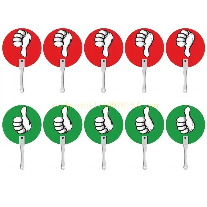 62KA 10 шт. Да, нет классных знаков, большой палец вверх, весло для голосования в классе