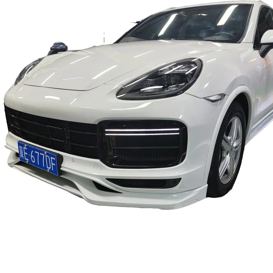 

2015 for Cayenne 958.1 to 2022 New Model Car Modification Front Bumper Headlight Bodykit