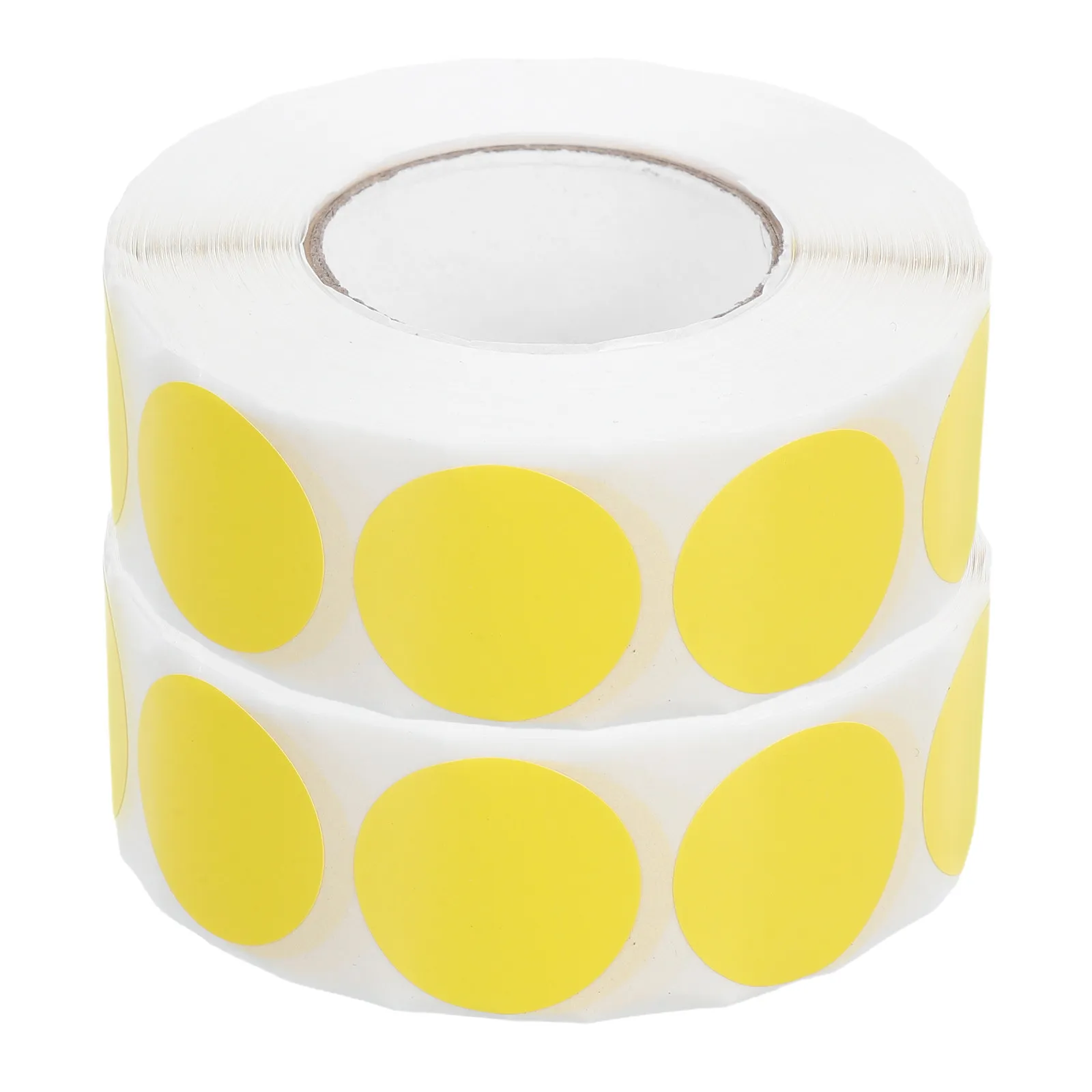 

2.5 Cm Round Self-Adhesive Blank Circle Stickers Glossy Paper Bright Color Coding Dot Labels for Office School Home Organization