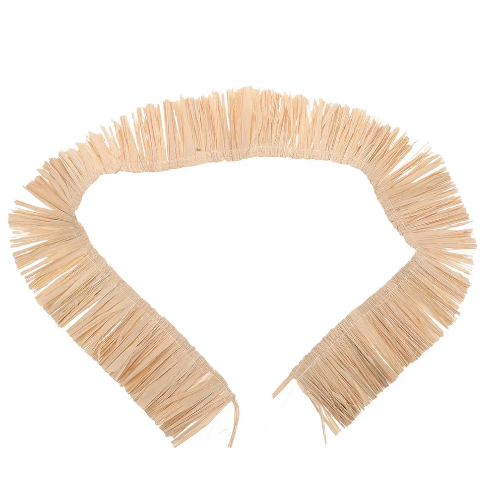 

Raffia Straw Tassel Handmade Natural Grass Skirt Diy Craft Hawaiian Luau Party Decoration Fringe For Bags Shoes Home Decor