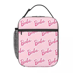 Durevole impermeabile bambini Sanrio Barbie Lunch Box termico carino Barbie per scatola di cibo da viaggio