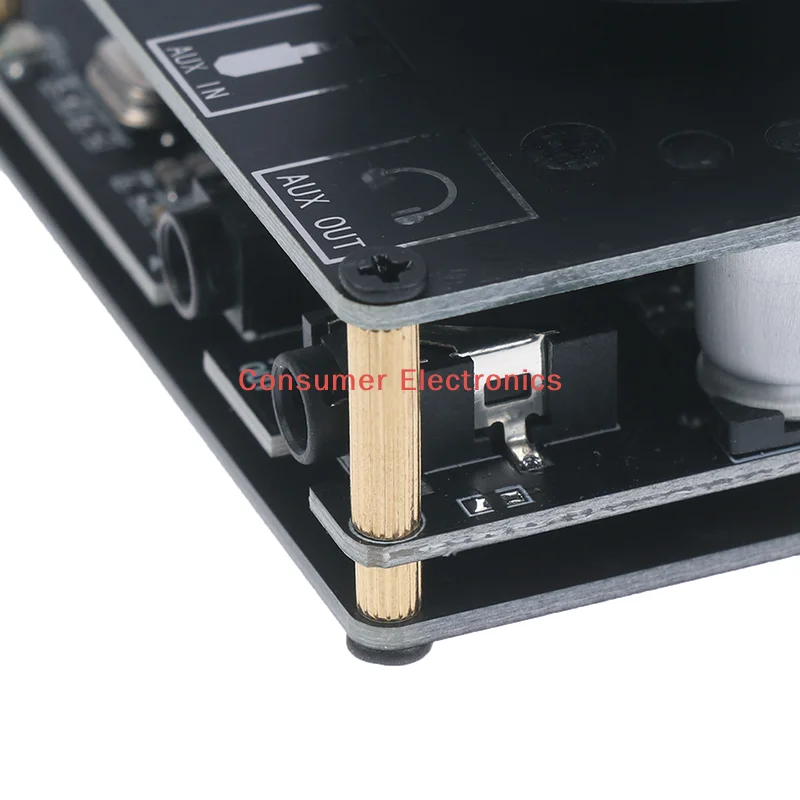 

[C9]1 Set Stereo 3.5MM AUX USB APP DC12V-24V YS-AP50L Bluetooth-compatible 5.0 50W+50W Power Digital Amplifier Board