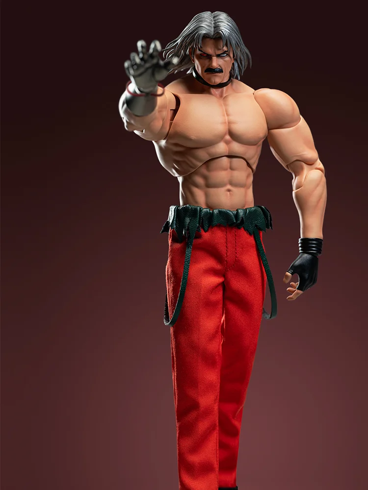 Presale Tonshi Studio 1/12 Scale Classic Game King Of Fighters 97 Lukar Bernstein Male Soldier Full Set 6Inch Action Figure Body