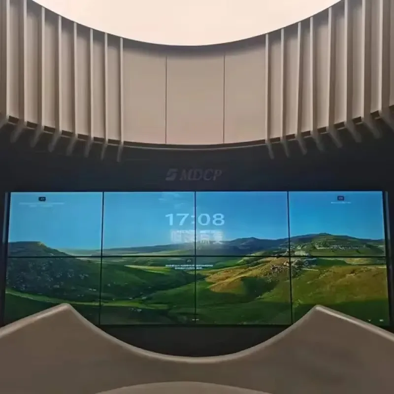 46 Inch Ultra Narrow Bezel LCD Wall Screen, HD Surveillance Display for Indoor Security Monitoring and Control Room Systems
