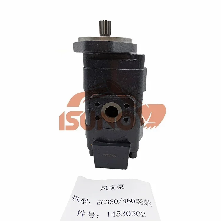 ISUNO Excavator Parts EC360 EC460 Hydraulic Gear Pump 14561970 14530502 14537295