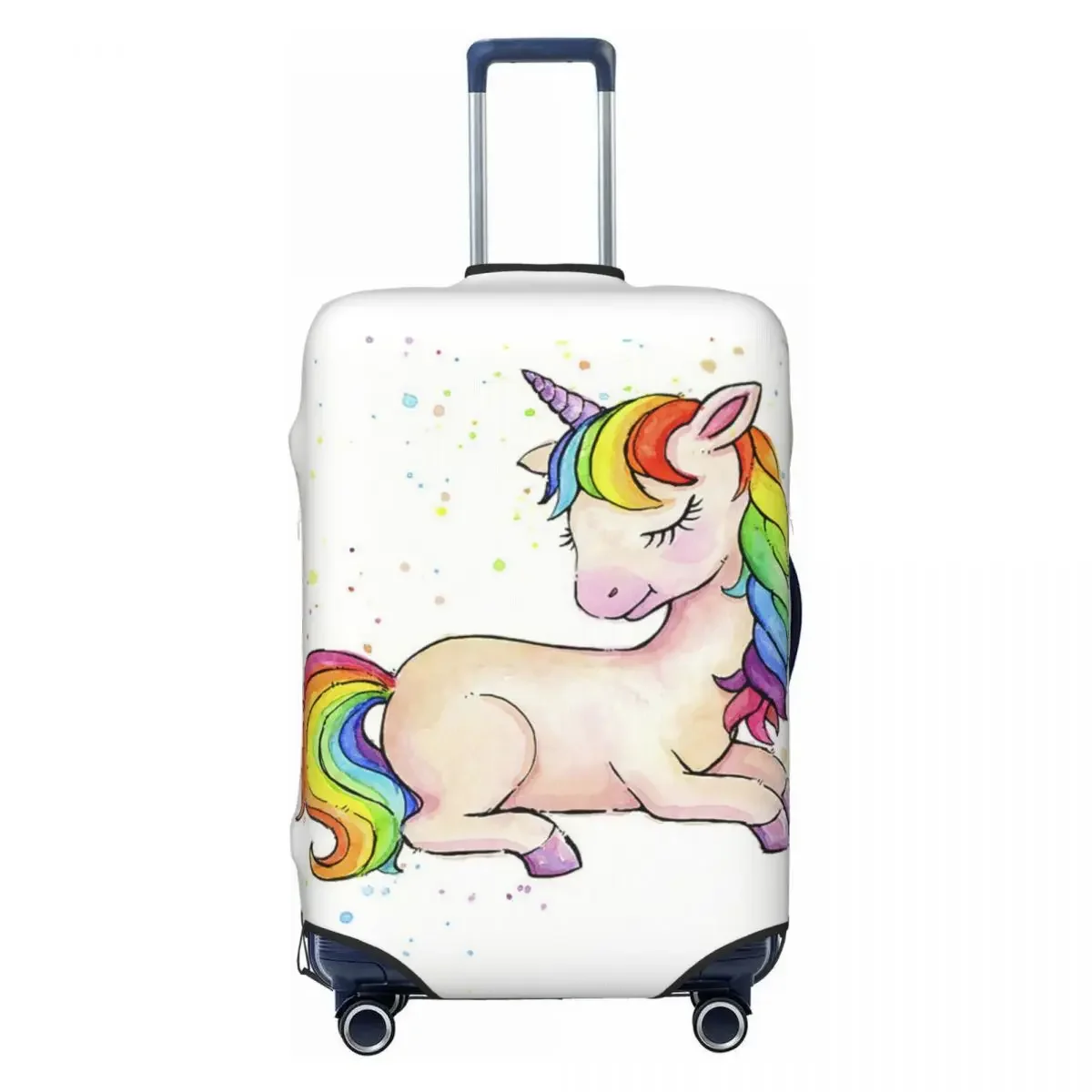 Unicorn Suitcase Cover Flight Sleeping Beautiful Elastic Luggage Supplies Business Protection