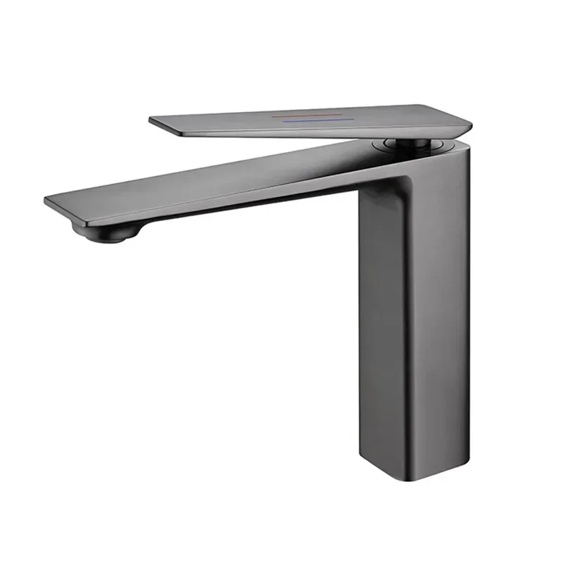 

Nordic simple brass hot and cold faucet toilet bathroom counter basin splash-proof single hole faucet MT2305