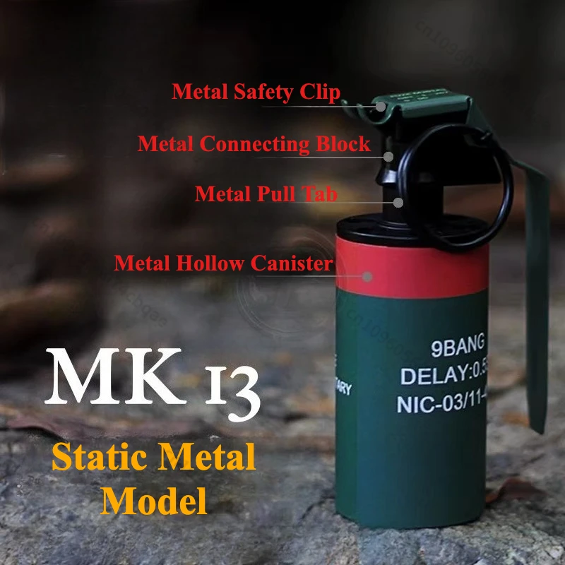 

Тактическая коллекционная модель MK13 (укороченная версия), полностью металлическая, нефункциональная, для демонстрации на рабочем столе, сувенир, декоративное изделие