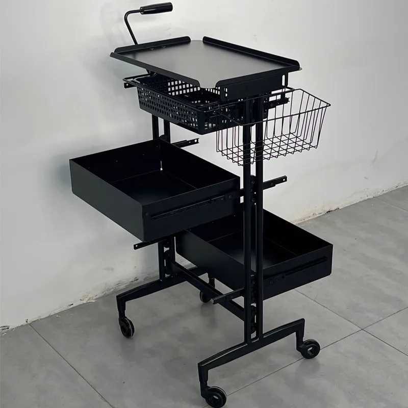 New hair salon cart hair salon special multi-functional rack bar cart barber shop perm and dyeing beauty storage cart