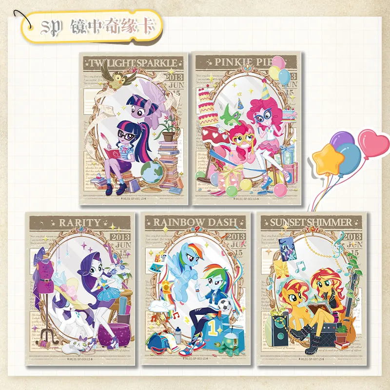 KAYOU Little Pony Magiczna Karta Książka Oryginalne Całe Pudełko Przyjaźń Dźwiękowy Boom Karta Kolekcja Anime Karta Peryferyjna Zabawka Prezenty