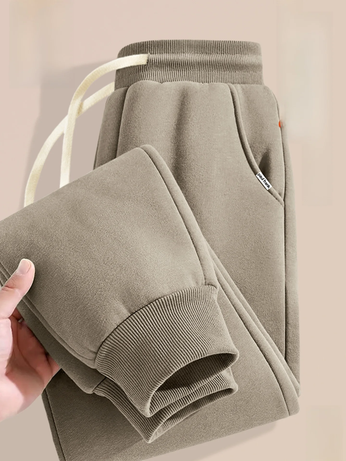 

Мужские повседневные свободные спортивные брюки в американском стиле, весенние, плотные, с манжетами, дышащие, комфортные для носки