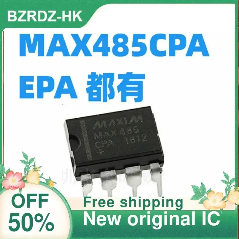 20PCs max485cpa/max485epa dip-8 bus transceiver chip new original IC