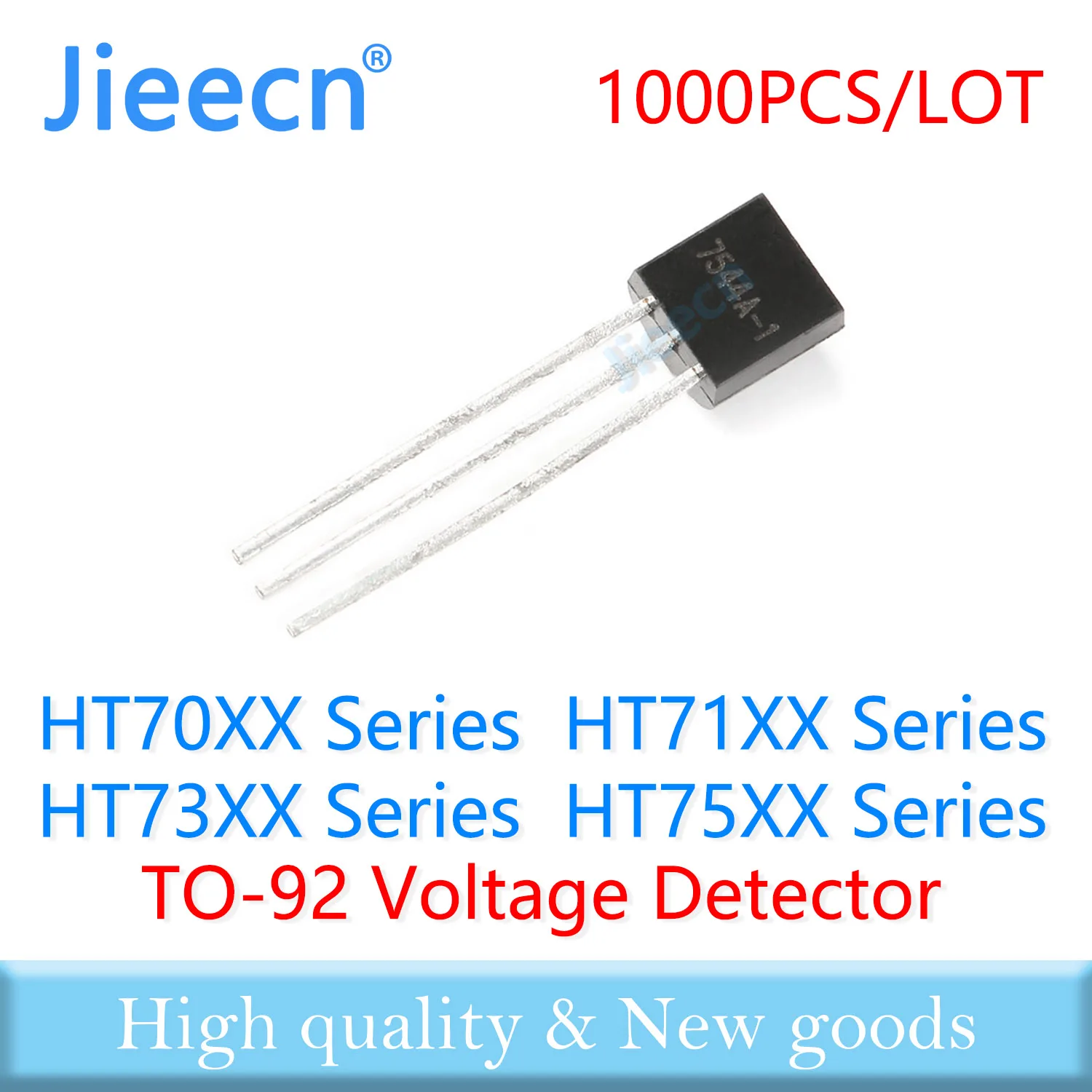 1000PCS TO92 HT70 HT71 HT73 HT75 Voltage Detector Transistors HT 7022 7024 7027 7030 7033 7044 7050 7130 7150 7325 7530 7550