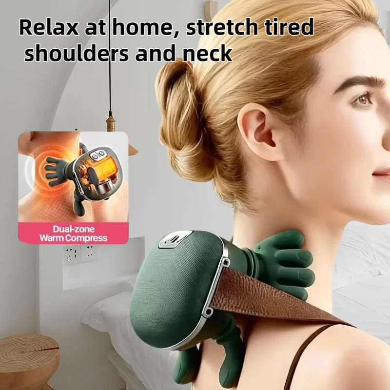 Home Office Simulator - 무선 USB 목 어깨 마사지기, 인간의