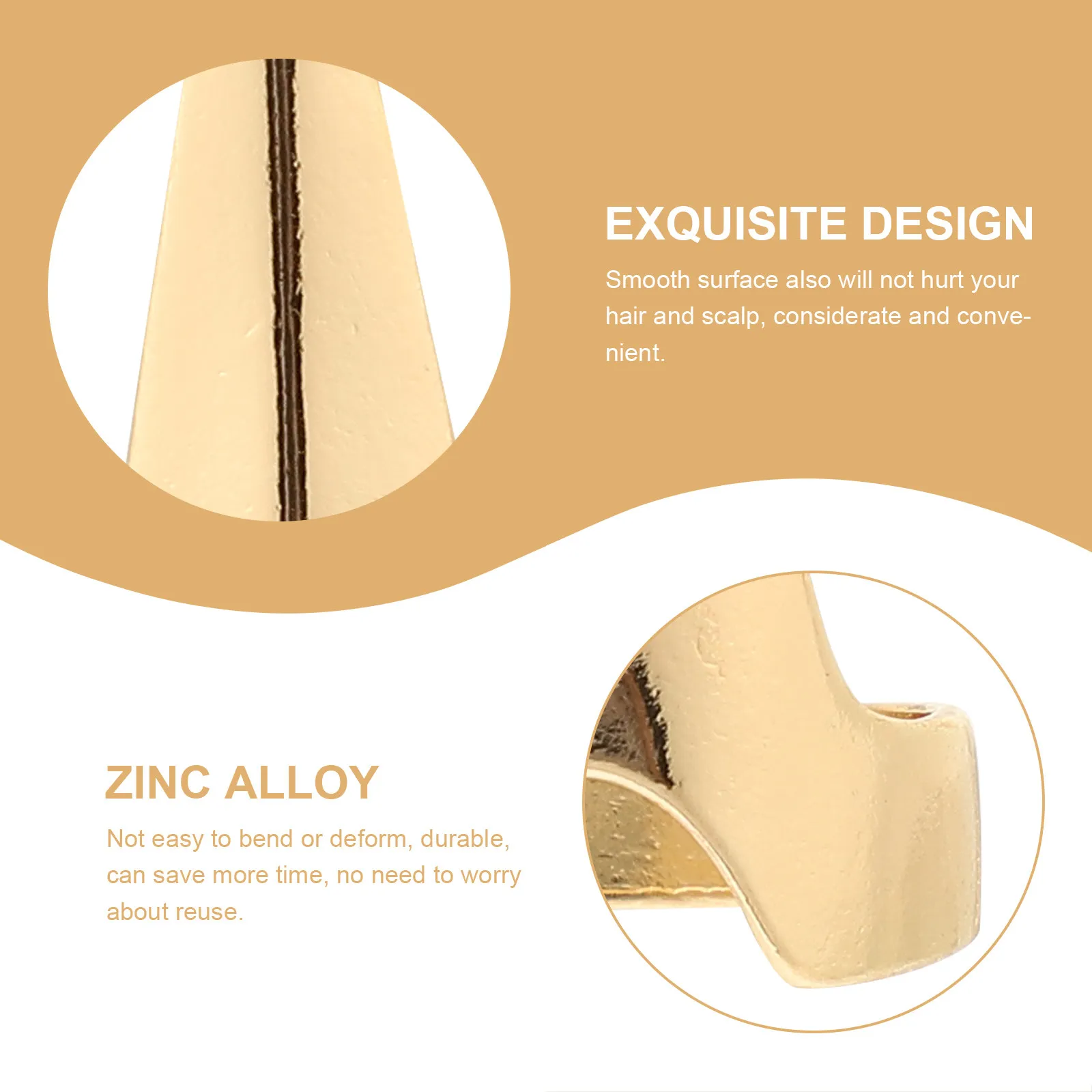 

Набор из 10 колец для разделения прядей, гладкая поверхность, цинковый сплав, для плетения, наращивания, окрашивания, разделения прядей, для использования в салонах красоты