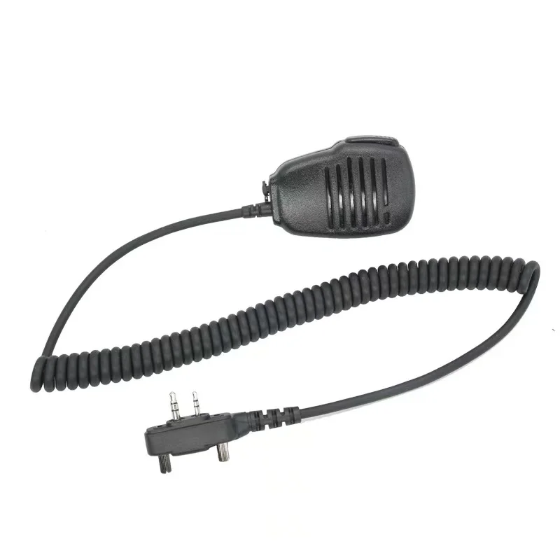 Micrófono PTT Walkie Talkie, micrófono de mano con altavoz para radios ICOM IC-A16, F21, F26, F1000, F4000, micrófono de hombro, micrófono de voz HAM