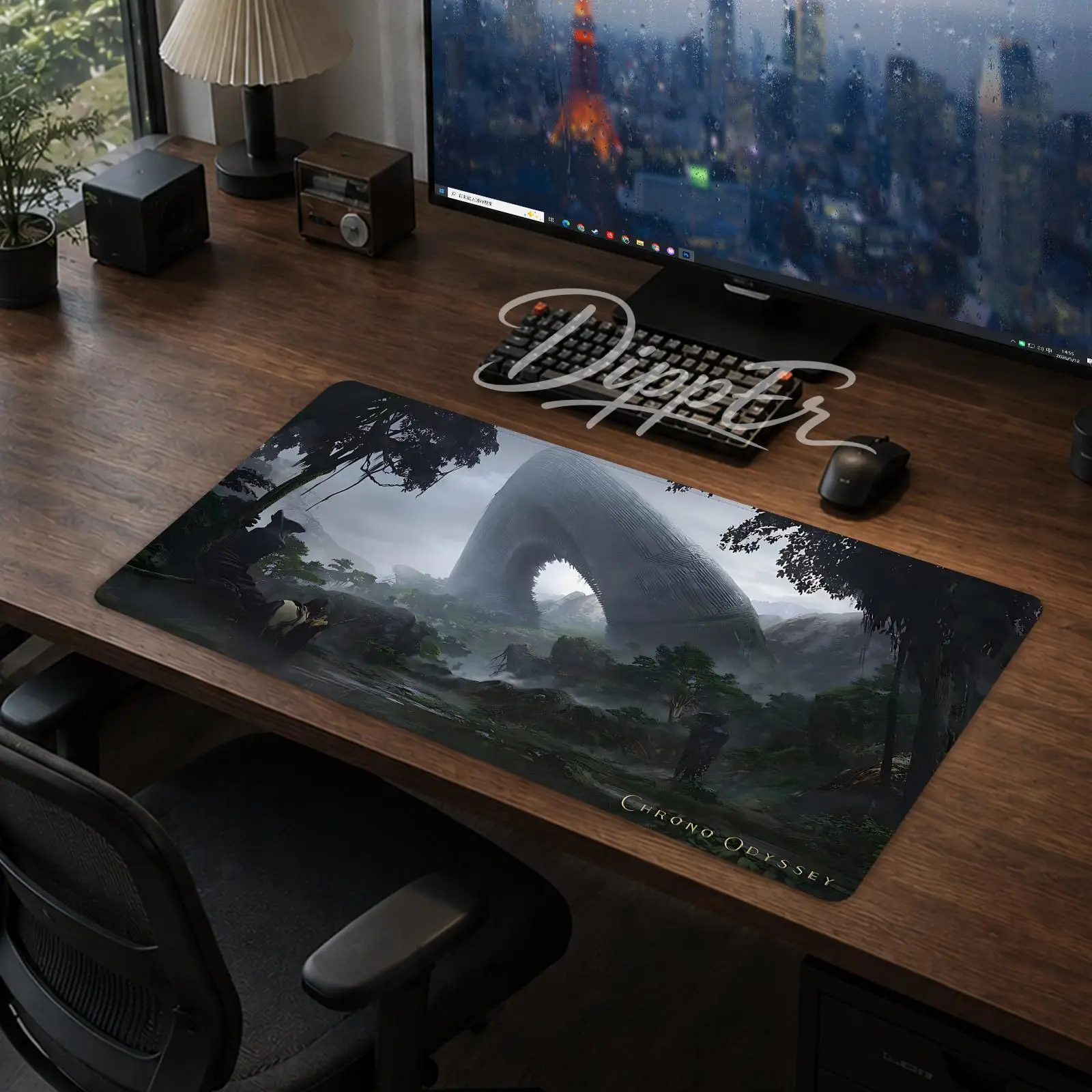 Game Chrono Odyssey Mouse Pad Office Large Desk Mat Gaming Mousepad Rubber Bottom Non-Slip Cushion 900X400