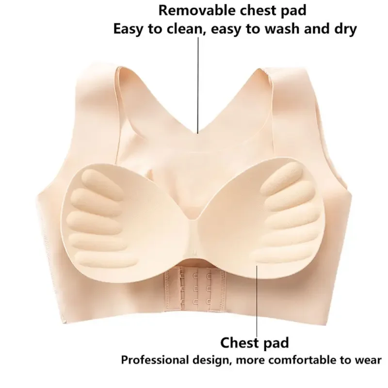 Posture Correction Bras Underwear Women Prevent Hunchback Bra Push Up Brassiere Shockproof Sports Fitness Vest Lingerie Tank