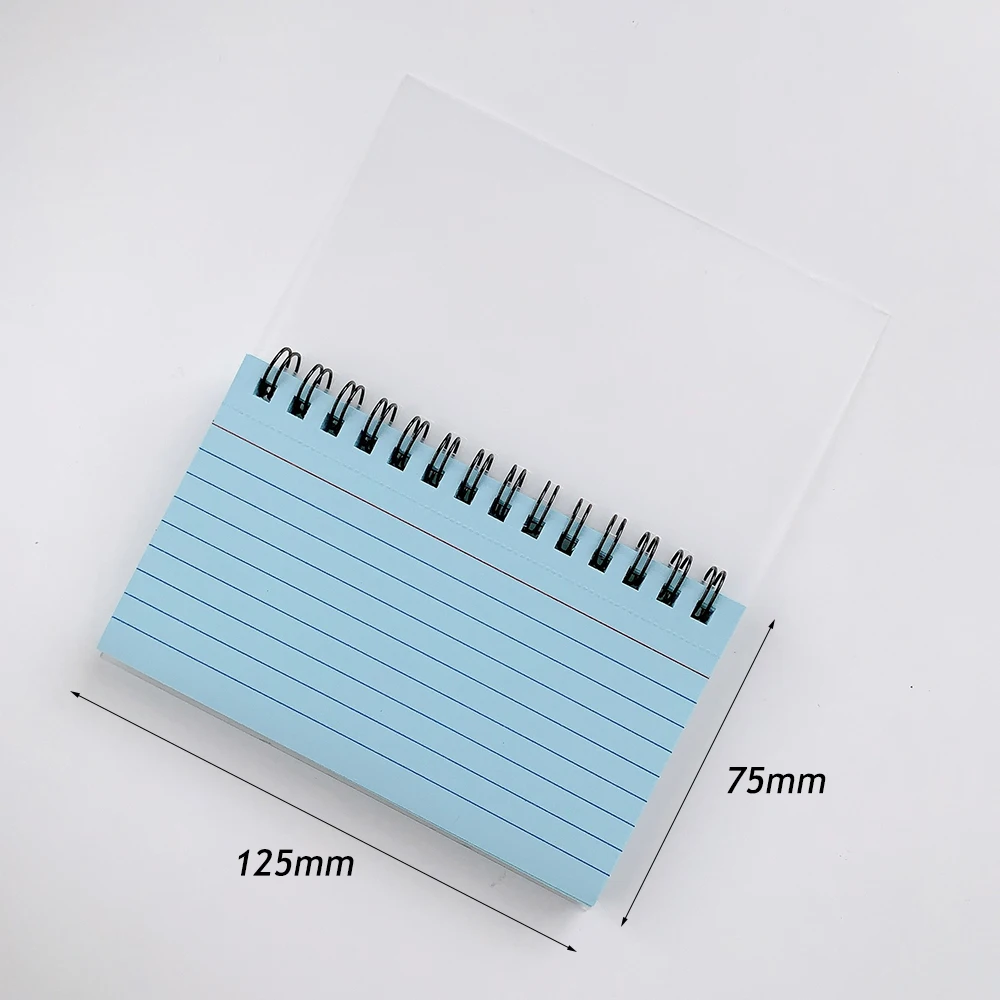 Portable Tearable Notebook Horizontal Line Coil Note Book Tearable Coil Book Journal Note Book Office Supplies Planner Memo Pads