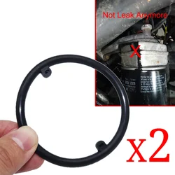 2Pack Engine Oil Cooler Filter Seal For Audi 80 B2 B3 B6 Cabriolet B4 100 C4 Housing Heat Exchanger O-Ring Upper Rubber Gasket