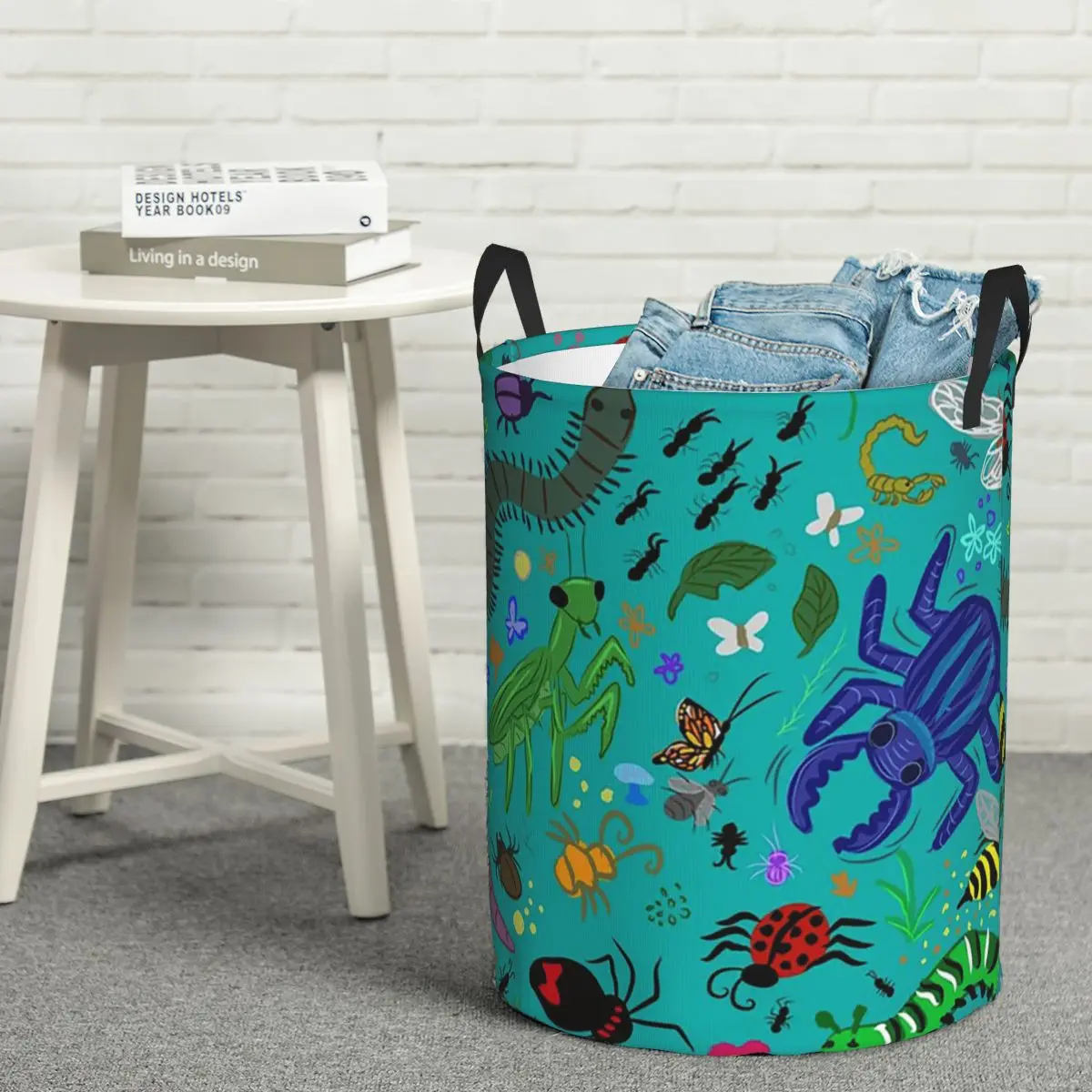 

Складная корзина для белья Laundry Collector Bugs, органайзер для дома, корзина для детского белья